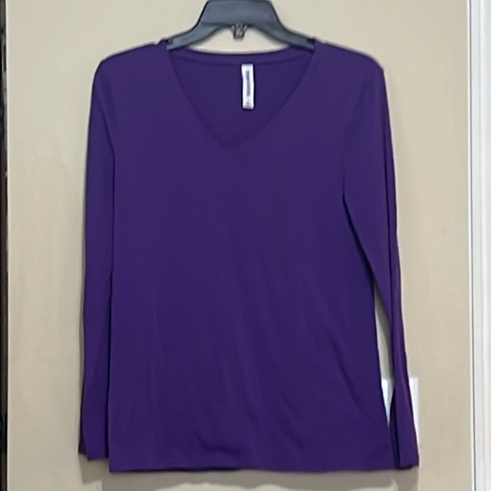 Purple Long Sleeve Top